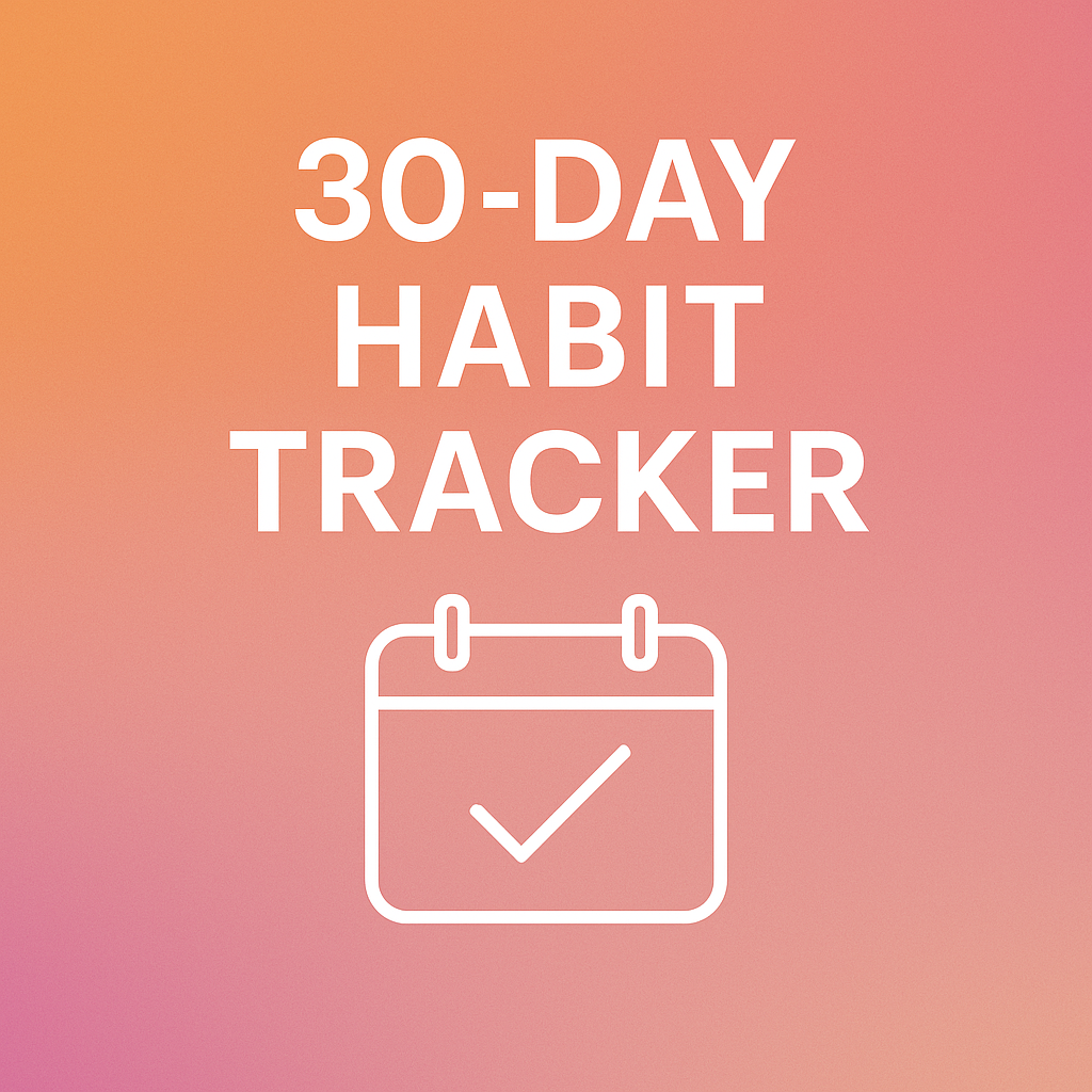 30-Day Habit Tracker