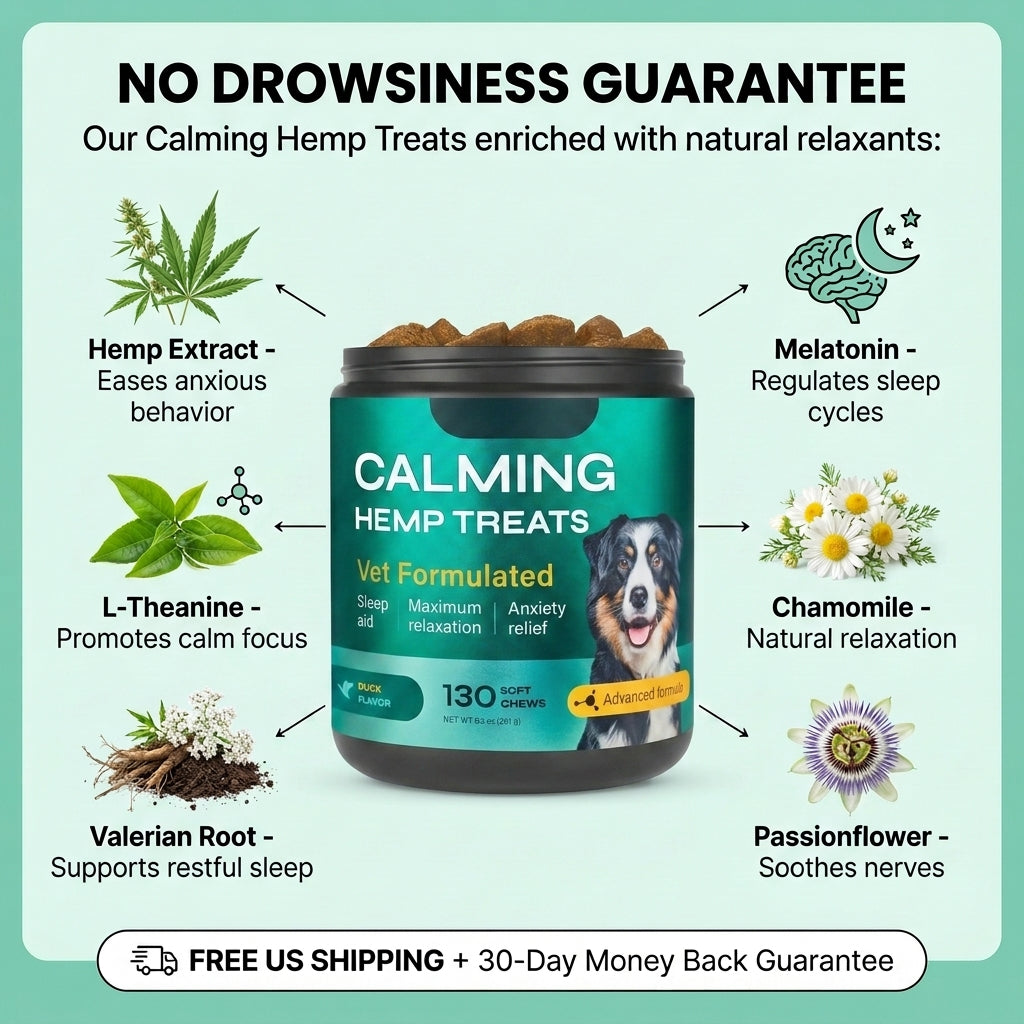 SteadyHeart Calming Support Chews for Dogs