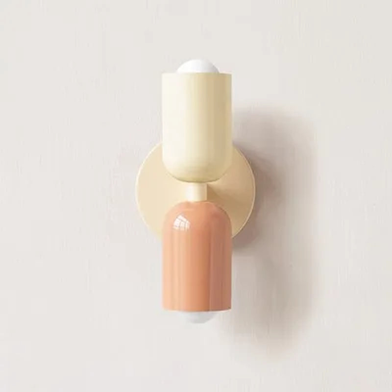 Nordic Wall Lamp LED Simple Macaron Wall Light Home Indoor Lights Bedroom Bedside Study Living Room Decoration Lighting Fixtures