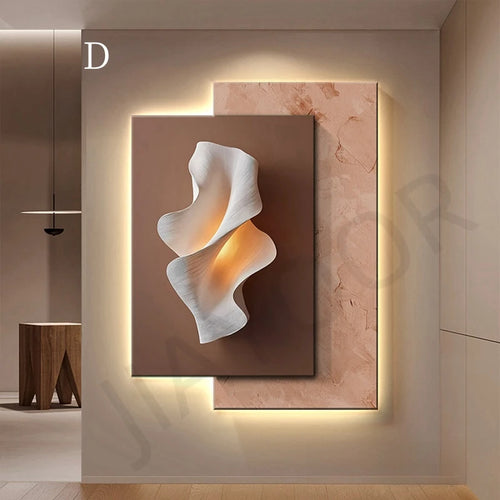 Modern LED Wall Lamps Minimalism Crystal Porcelain for Living Room Corridor Home Decoration Luster Hanging Painting Mural Light