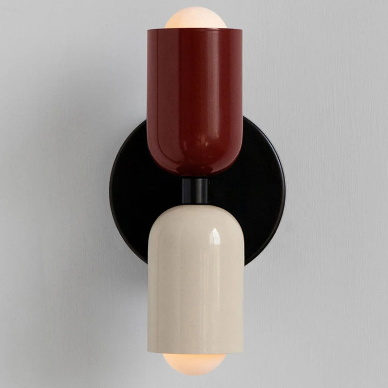 Nordic Wall Lamp LED Simple Macaron Wall Light Home Indoor Lights Bedroom Bedside Study Living Room Decoration Lighting Fixtures
