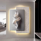 Modern LED Wall Lamps Minimalism Crystal Porcelain for Living Room Corridor Home Decoration Luster Hanging Painting Mural Light
