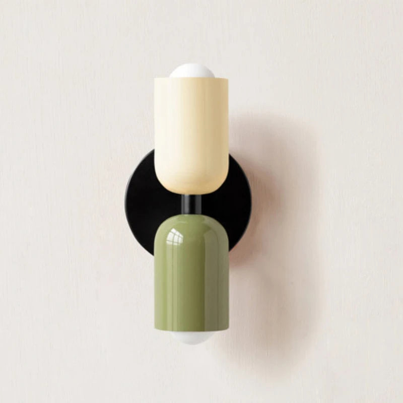 Nordic Wall Lamp LED Simple Macaron Wall Light Home Indoor Lights Bedroom Bedside Study Living Room Decoration Lighting Fixtures