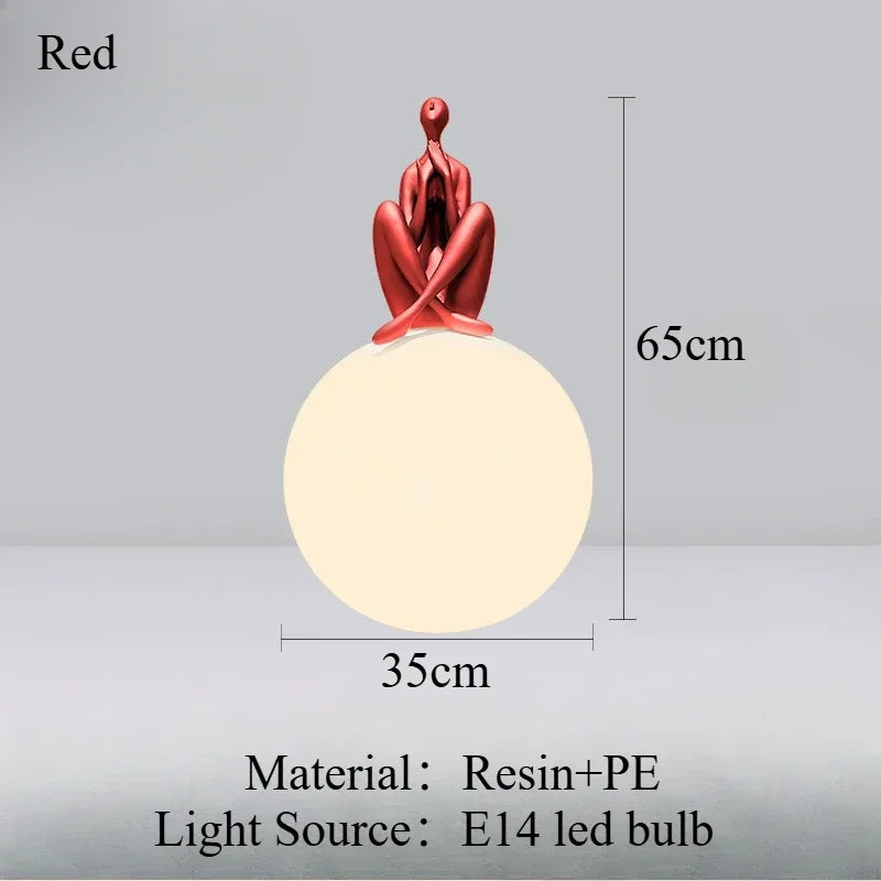 Abstract Humanoid Floor Lamp