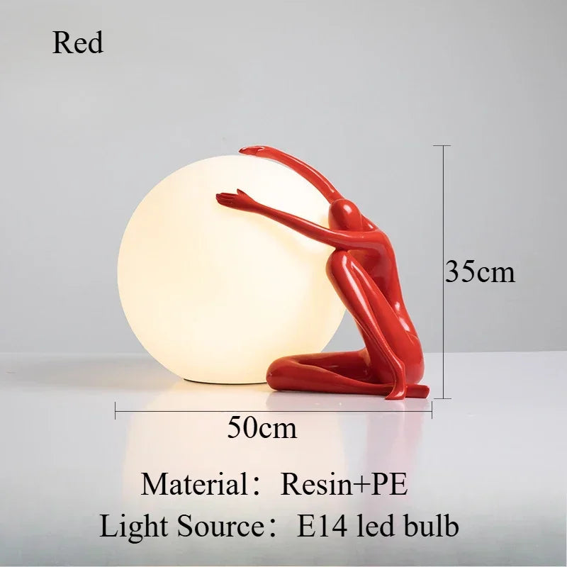 Abstract Humanoid Floor Lamp