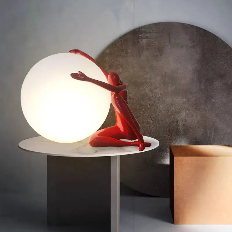 Abstract Humanoid Floor Lamp