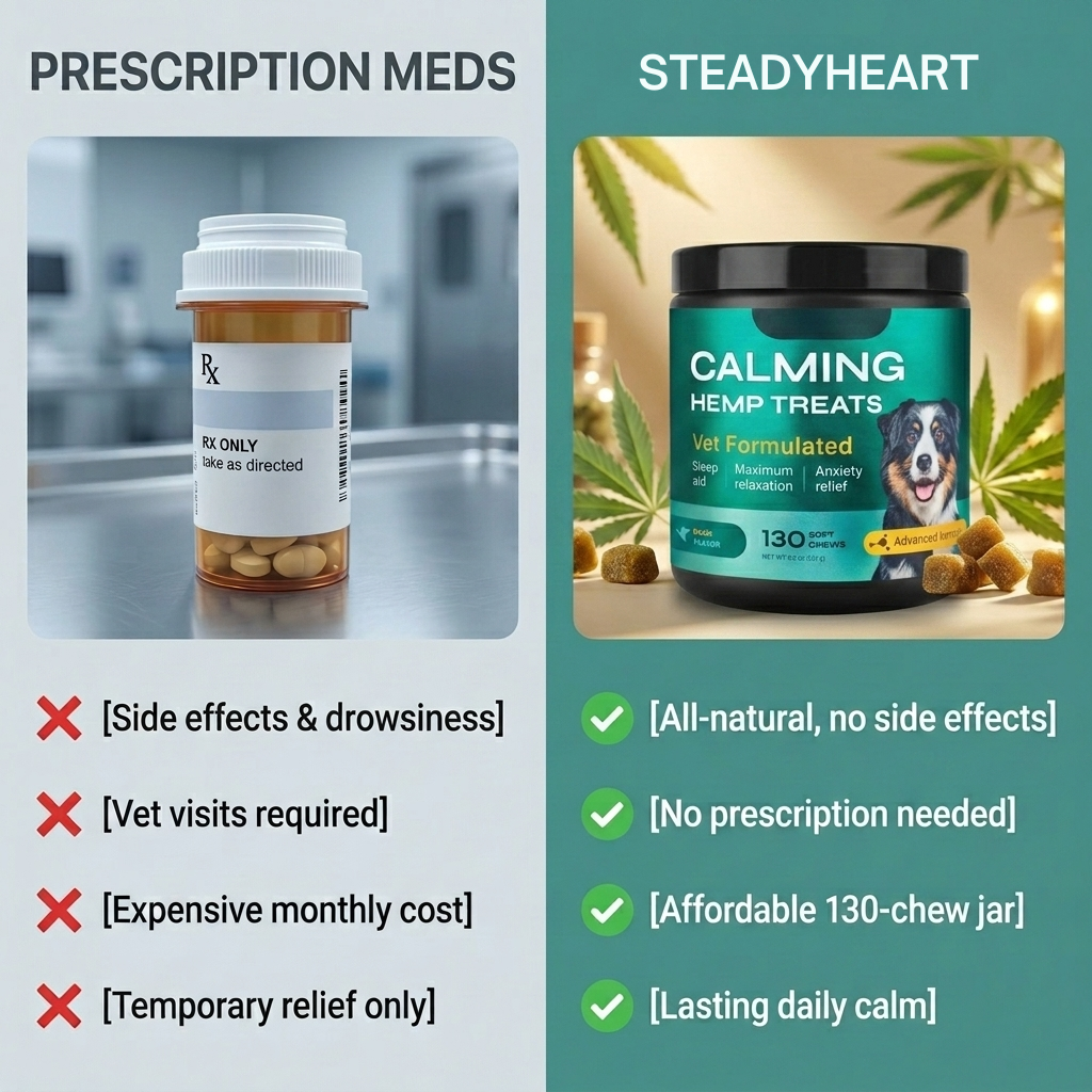 SteadyHeart Calming Support Chews for Dogs
