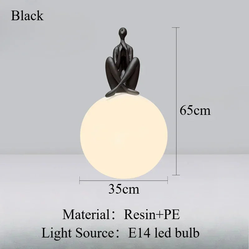 Abstract Humanoid Floor Lamp