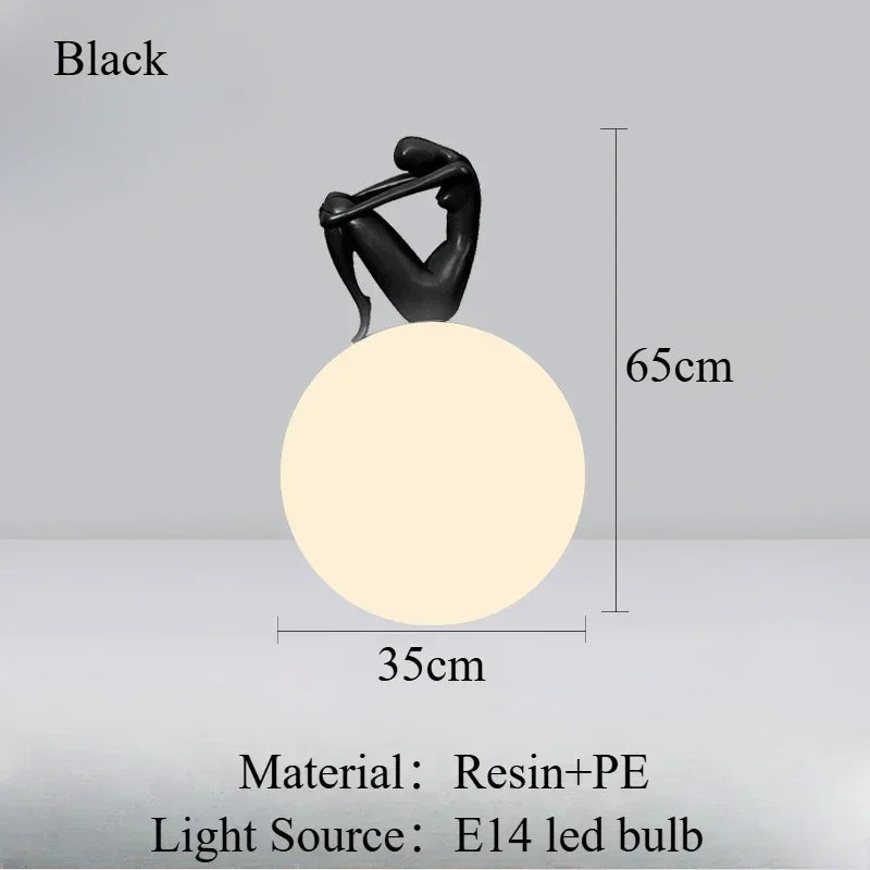 Abstract Humanoid Floor Lamp