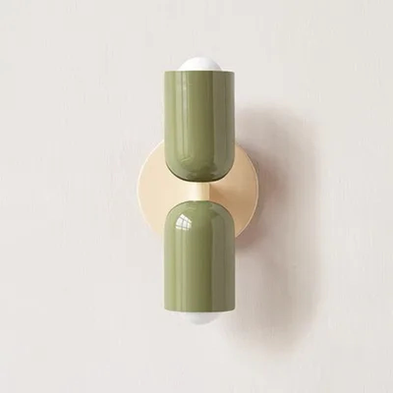 Nordic Wall Lamp LED Simple Macaron Wall Light Home Indoor Lights Bedroom Bedside Study Living Room Decoration Lighting Fixtures