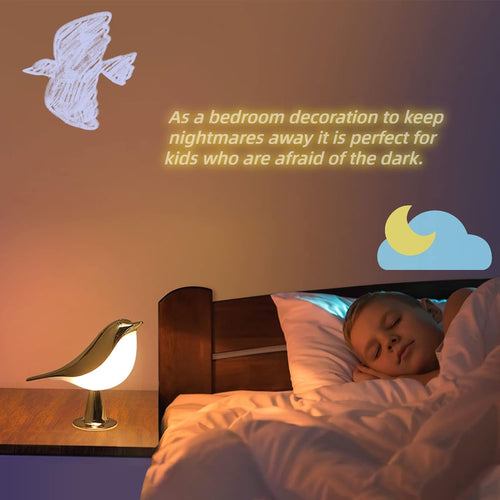 Bedside Lamps Bird Lamp Bird Decorations for the Home Small Lamps for Small Spac