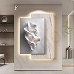 Modern LED Wall Lamps Minimalism Crystal Porcelain for Living Room Corridor Home Decoration Luster Hanging Painting Mural Light