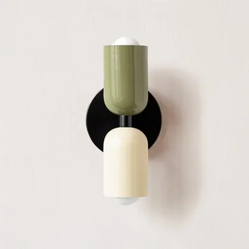 Nordic Wall Lamp LED Simple Macaron Wall Light Home Indoor Lights Bedroom Bedside Study Living Room Decoration Lighting Fixtures