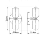 Nordic Wall Lamp LED Simple Macaron Wall Light Home Indoor Lights Bedroom Bedside Study Living Room Decoration Lighting Fixtures