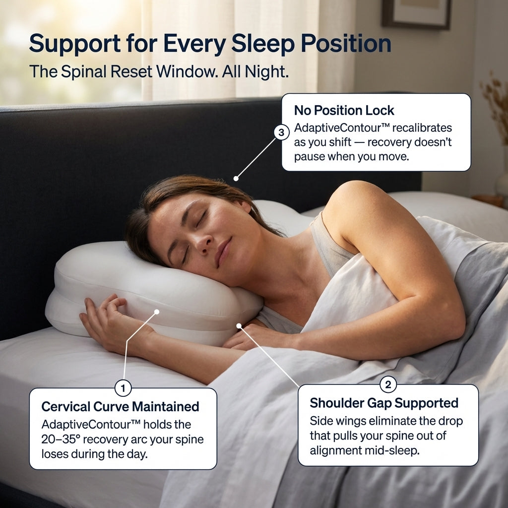 CloudNest™ Ergonomic Pillow