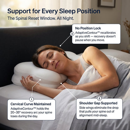 CloudNest™ Ergonomic Pillow