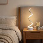 Modern Table Lamp Spiral LED lifestyle