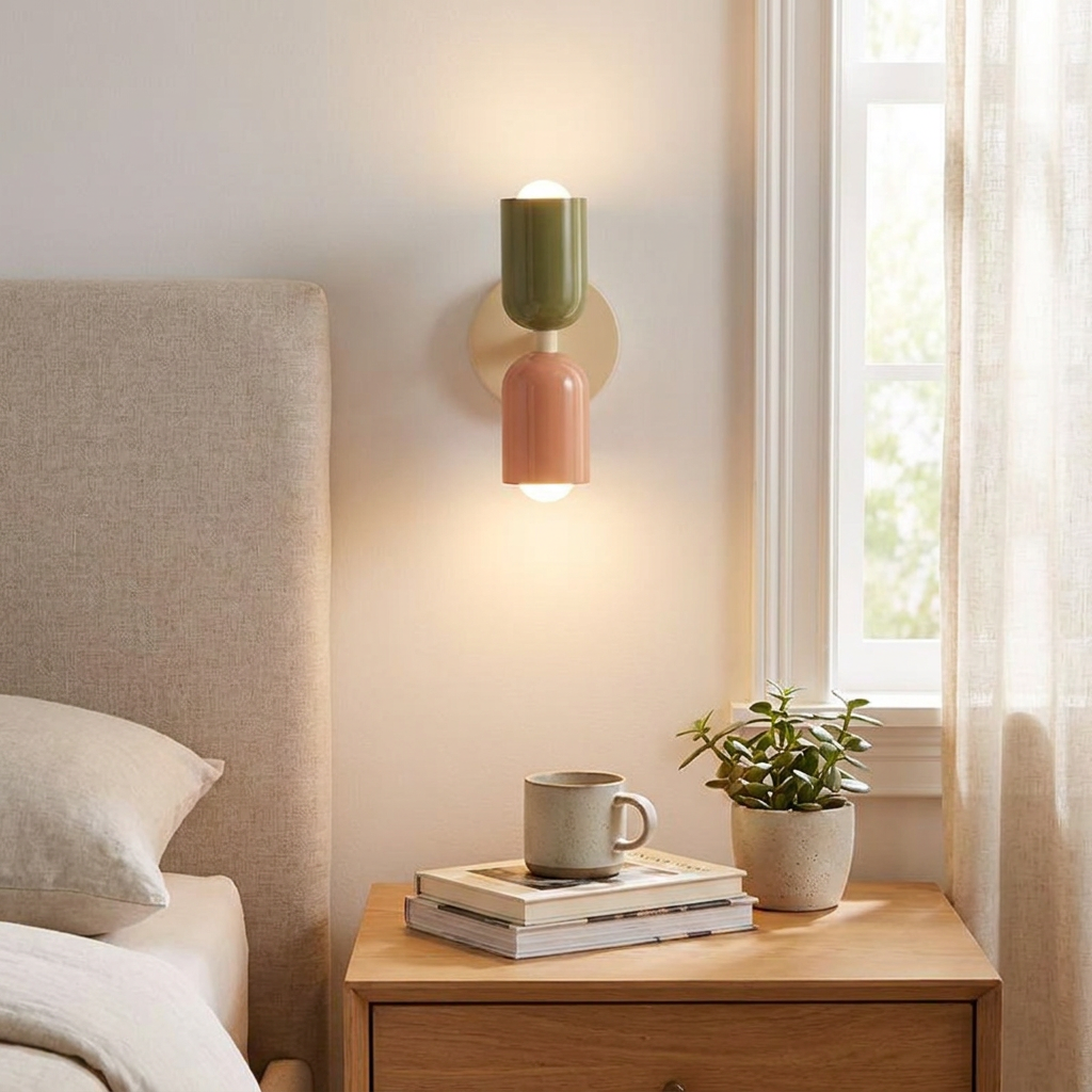 Nordic Wall Lamp LED Macaron lifestyle