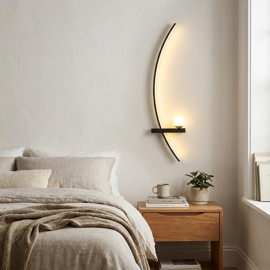 Nordic LED Wall Lamp Stripes lifestyle