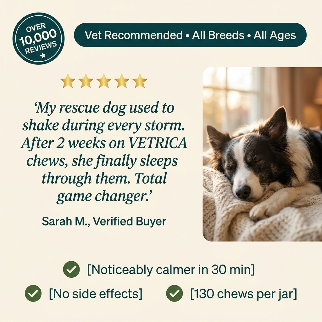 SteadyHeart Calming Support Chews for Dogs