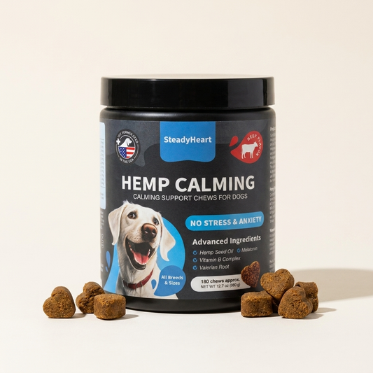 SteadyHeart Hemp Calming Support Chews for Dogs