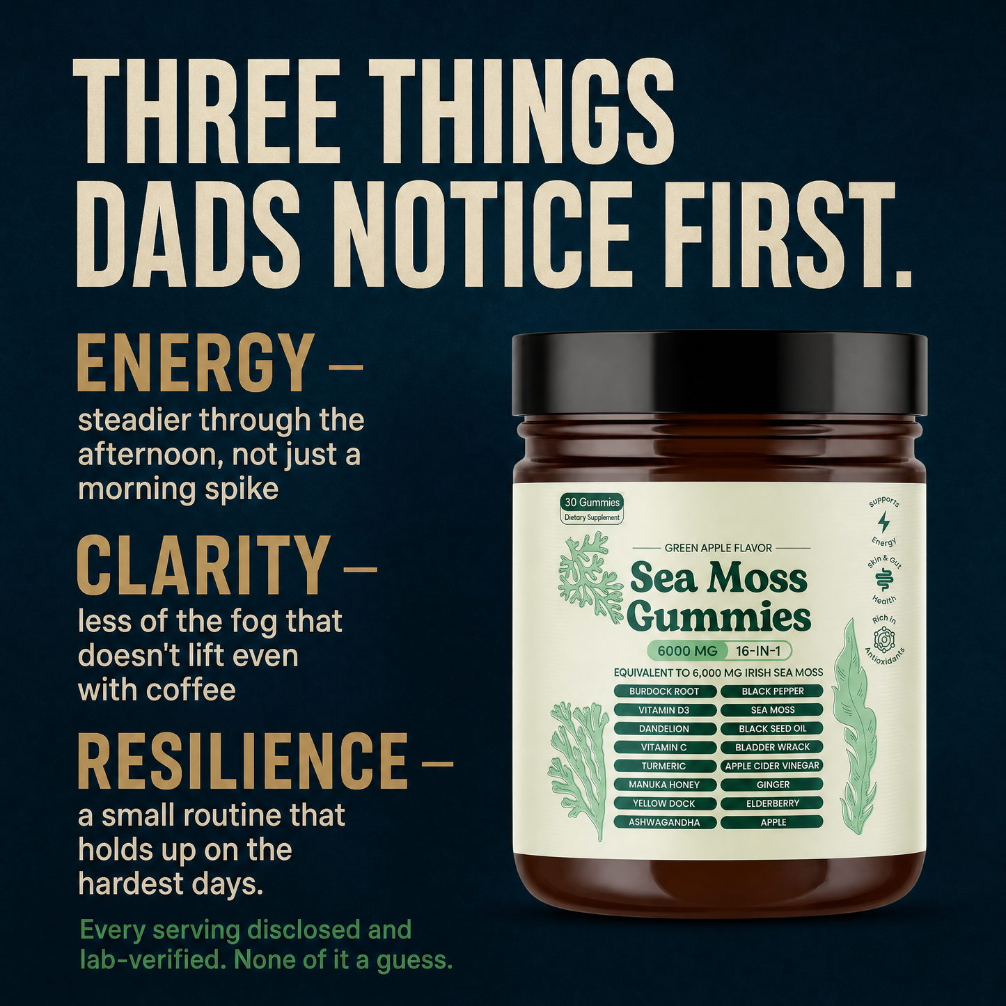 16-in-1 Sea Moss Complex Gummies