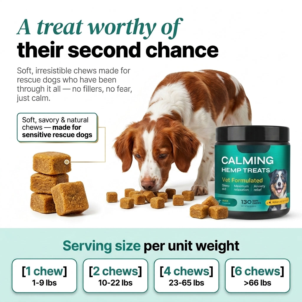 SteadyHeart Calming Support Chews for Dogs